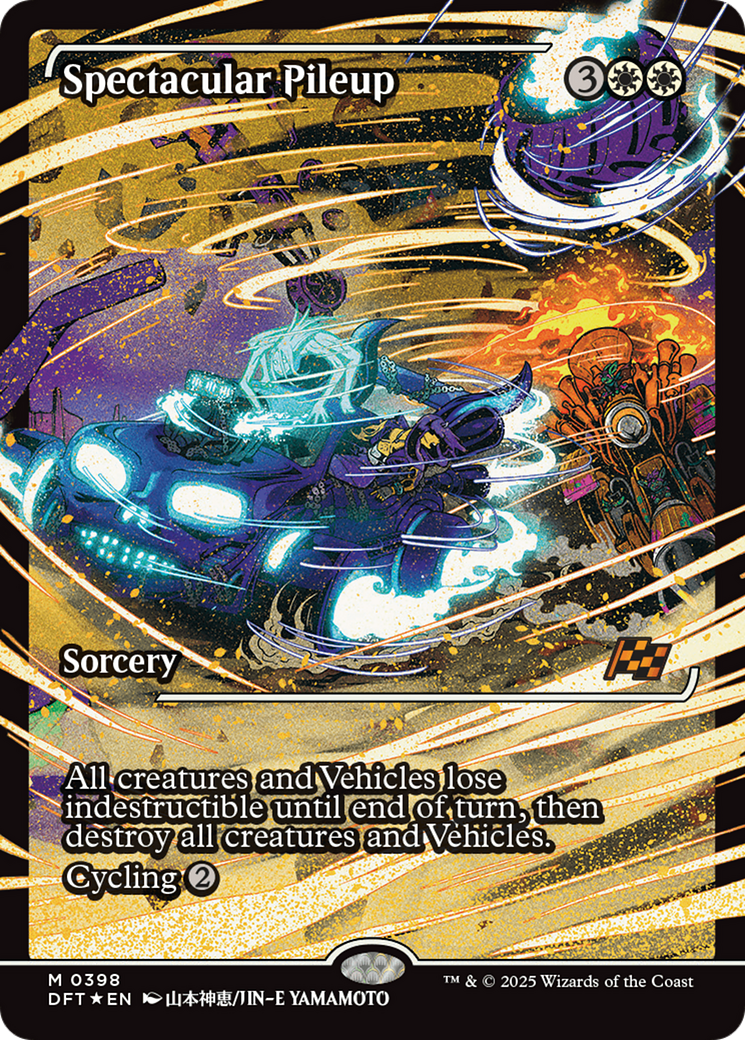 Spectacular Pileup (Showcase) [Aetherdrift] | Jomio and Rueliete's Cards and Comics
