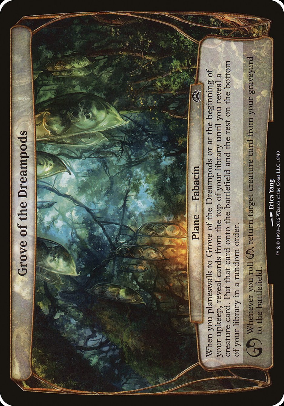 Grove of the Dreampods (Planes) [Planechase 2012 Planes] | Jomio and Rueliete's Cards and Comics