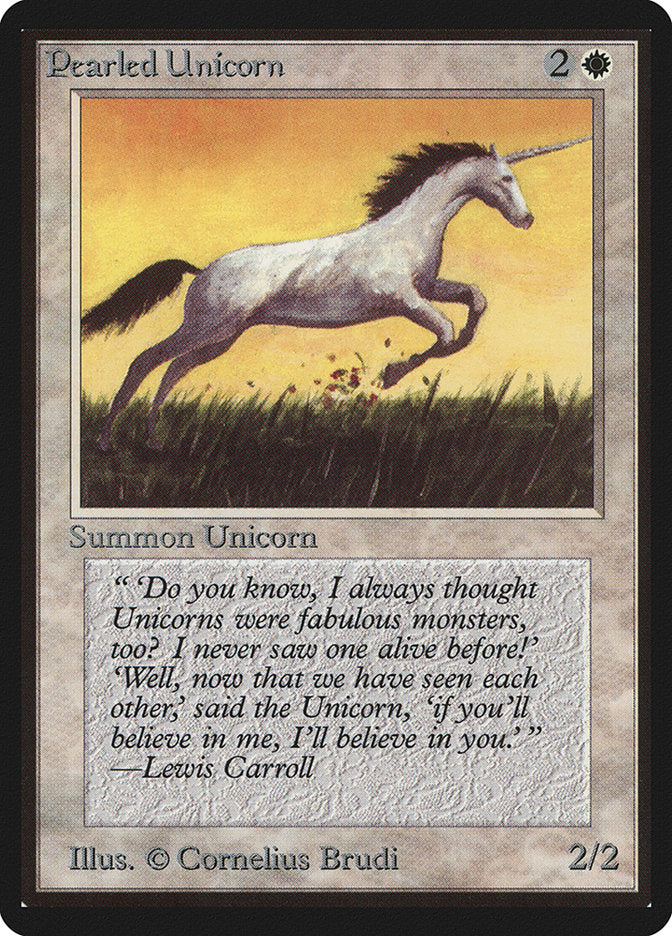 Pearled Unicorn [Beta Edition] | Jomio and Rueliete's Cards and Comics