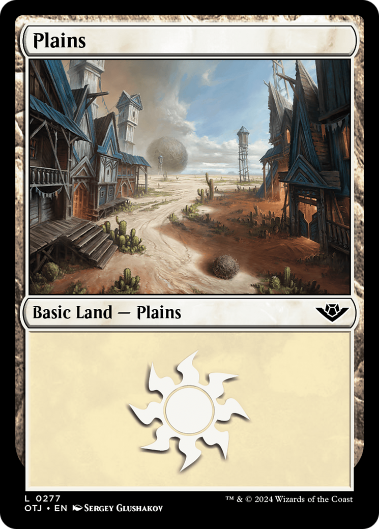 Plains (0277) [Outlaws of Thunder Junction] | Jomio and Rueliete's Cards and Comics