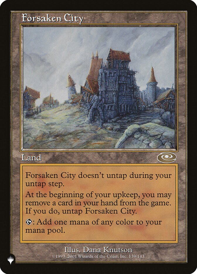 Forsaken City [The List] | Jomio and Rueliete's Cards and Comics