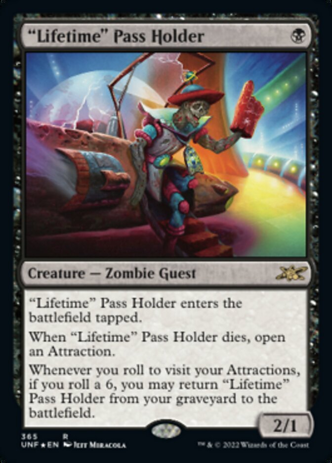 "Lifetime" Pass Holder (Galaxy Foil) [Unfinity] | Jomio and Rueliete's Cards and Comics