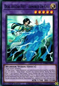 Dual Avatar Feet - Armored Un-Gyo [PHRA-EN033] Super Rare | Jomio and Rueliete's Cards and Comics