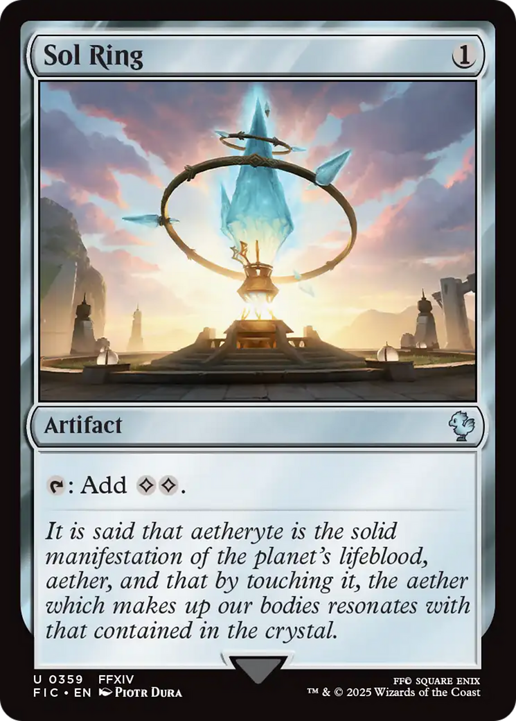 Sol Ring [FINAL FANTASY Commander] | Jomio and Rueliete's Cards and Comics