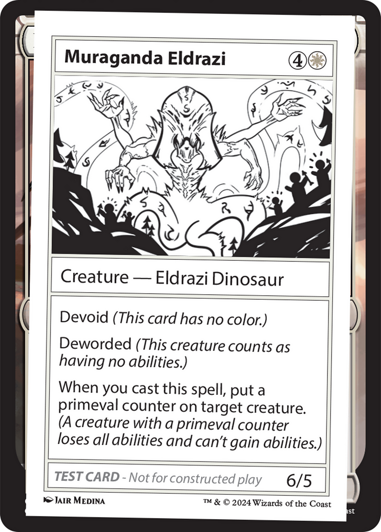 Muraganda Eldrazi [Mystery Booster 2 Playtest Cards] | Jomio and Rueliete's Cards and Comics