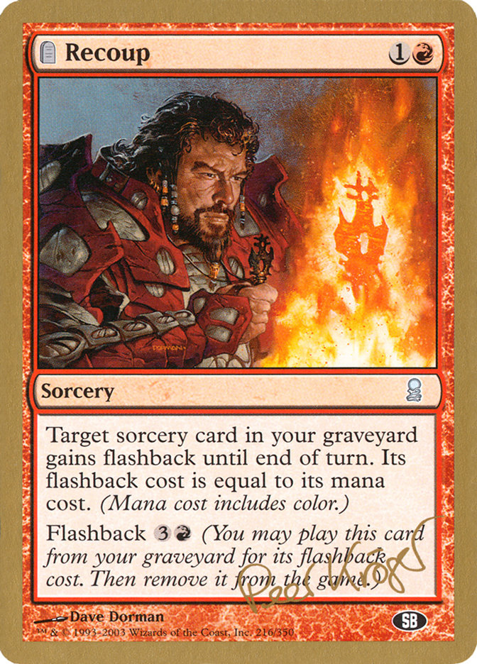 Recoup (Peer Kroger) (SB) [World Championship Decks 2003] | Jomio and Rueliete's Cards and Comics