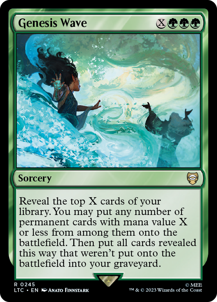 Genesis Wave [The Lord of the Rings: Tales of Middle-Earth Commander] | Jomio and Rueliete's Cards and Comics