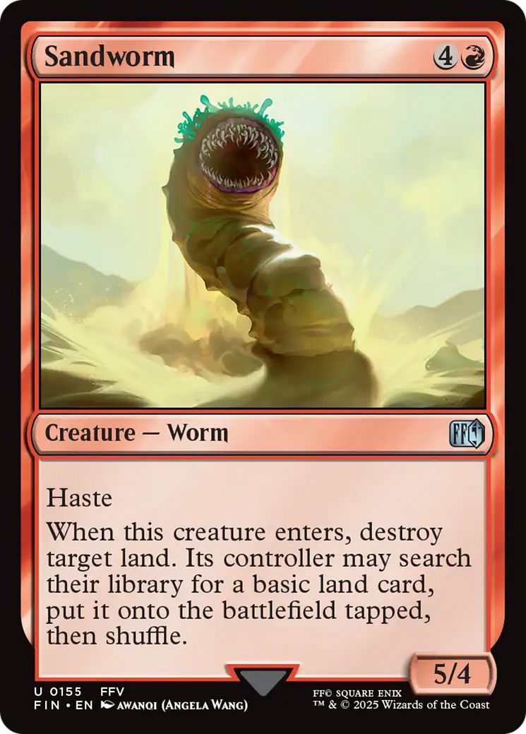 Sandworm [FINAL FANTASY] | Jomio and Rueliete's Cards and Comics