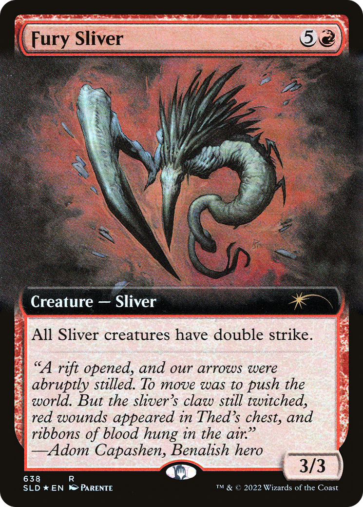 Fury Sliver (Extended Art) [Secret Lair Drop Promos] | Jomio and Rueliete's Cards and Comics