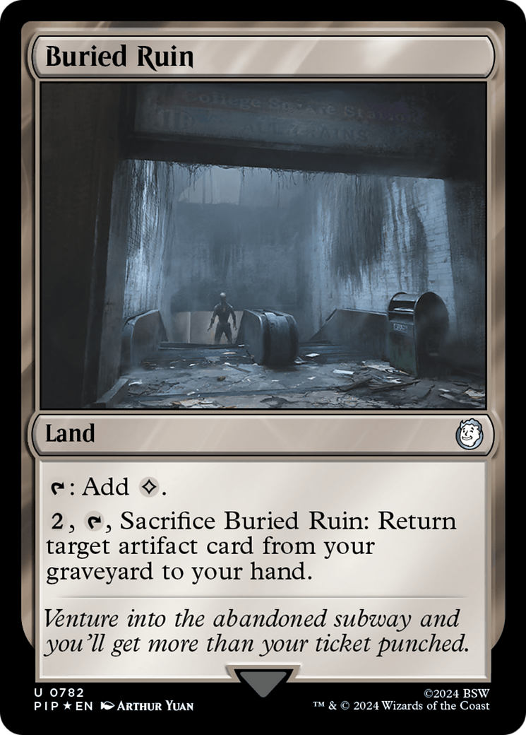 Buried Ruin (Surge Foil) [Fallout] | Jomio and Rueliete's Cards and Comics
