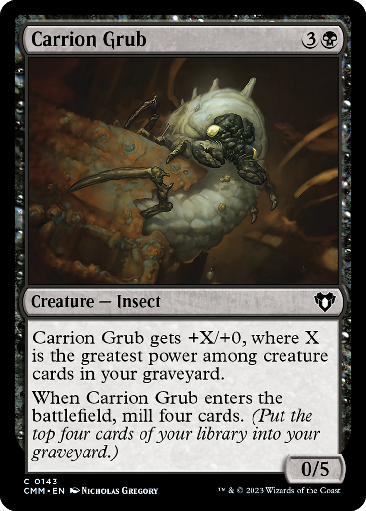 Carrion Grub [Commander Masters] | Jomio and Rueliete's Cards and Comics
