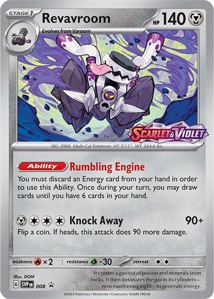 Revavroom (008) [Scarlet & Violet: Black Star Promos] | Jomio and Rueliete's Cards and Comics