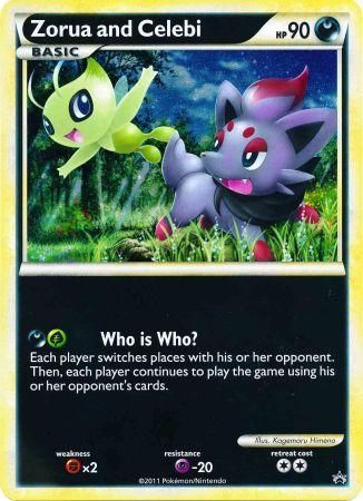 Zorua and Celebi (Jumbo Card) [Miscellaneous Cards] | Jomio and Rueliete's Cards and Comics