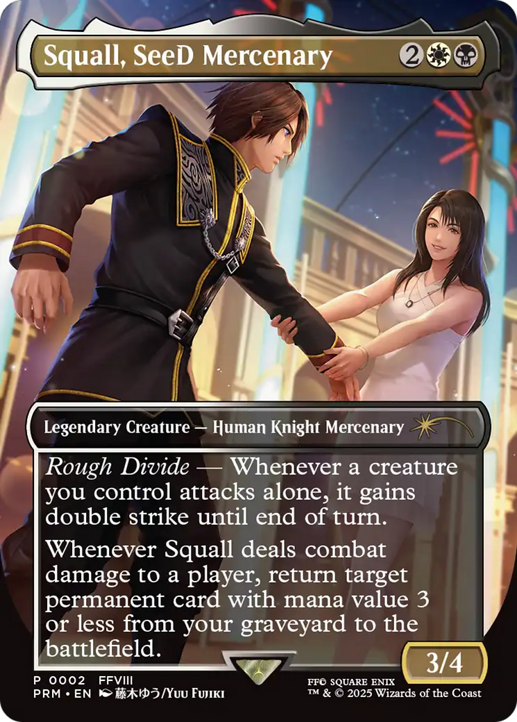 Squall, SeeD Mercenary [Standard Showdown Promos] | Jomio and Rueliete's Cards and Comics