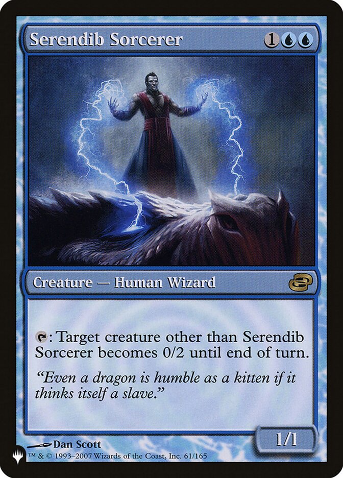 Serendib Sorcerer [The List] | Jomio and Rueliete's Cards and Comics