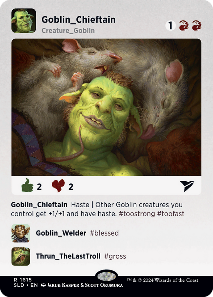 Goblin Chieftain [Secret Lair Drop Series] | Jomio and Rueliete's Cards and Comics
