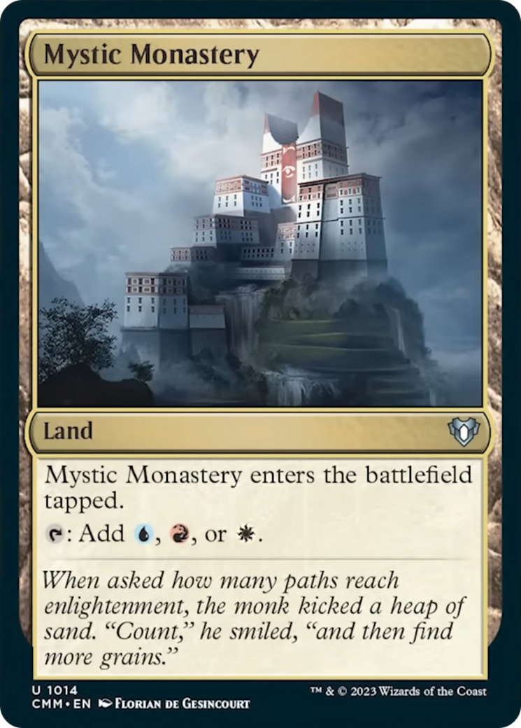 Mystic Monastery [Commander Masters] | Jomio and Rueliete's Cards and Comics