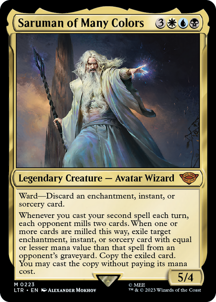Saruman of Many Colors [The Lord of the Rings: Tales of Middle-Earth] | Jomio and Rueliete's Cards and Comics