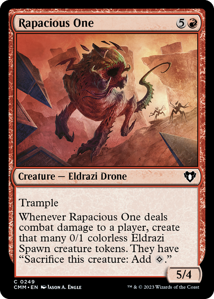 Rapacious One [Commander Masters] | Jomio and Rueliete's Cards and Comics