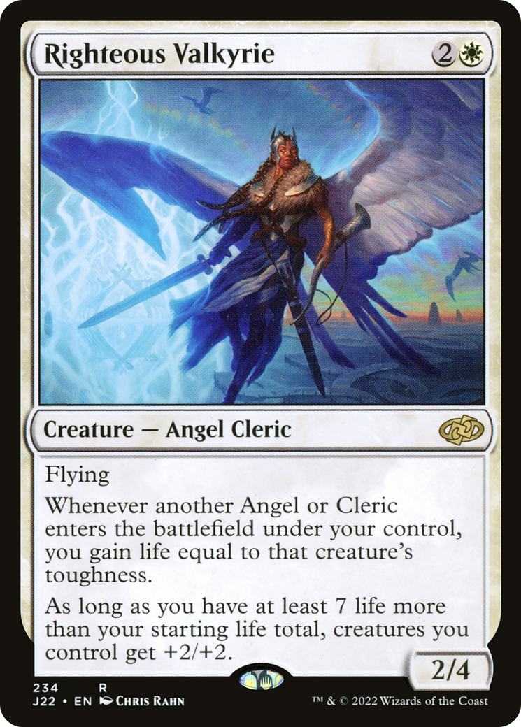 Righteous Valkyrie [Jumpstart 2022] | Jomio and Rueliete's Cards and Comics
