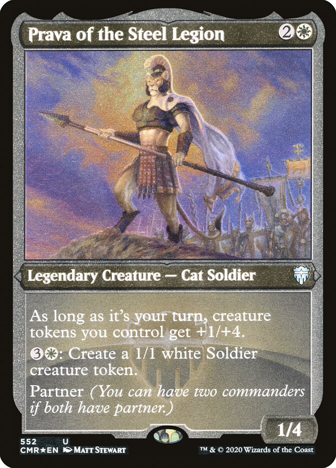 Prava of the Steel Legion (Etched) [Commander Legends] | Jomio and Rueliete's Cards and Comics