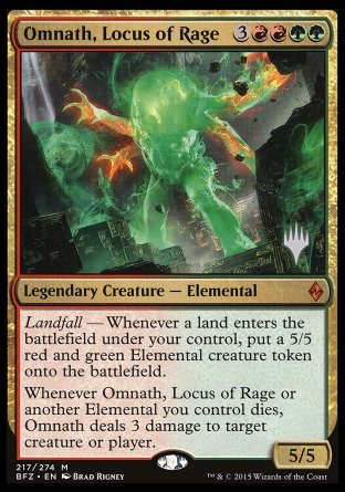 Omnath, Locus of Rage (Promo Pack) [Battle for Zendikar Promos] | Jomio and Rueliete's Cards and Comics