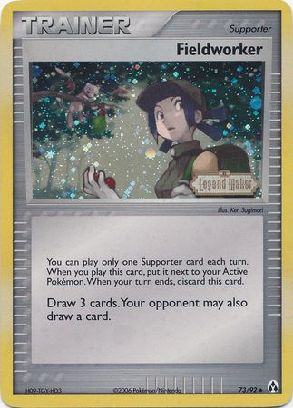 Fieldworker (73/92) (Stamped) [EX: Legend Maker] | Jomio and Rueliete's Cards and Comics