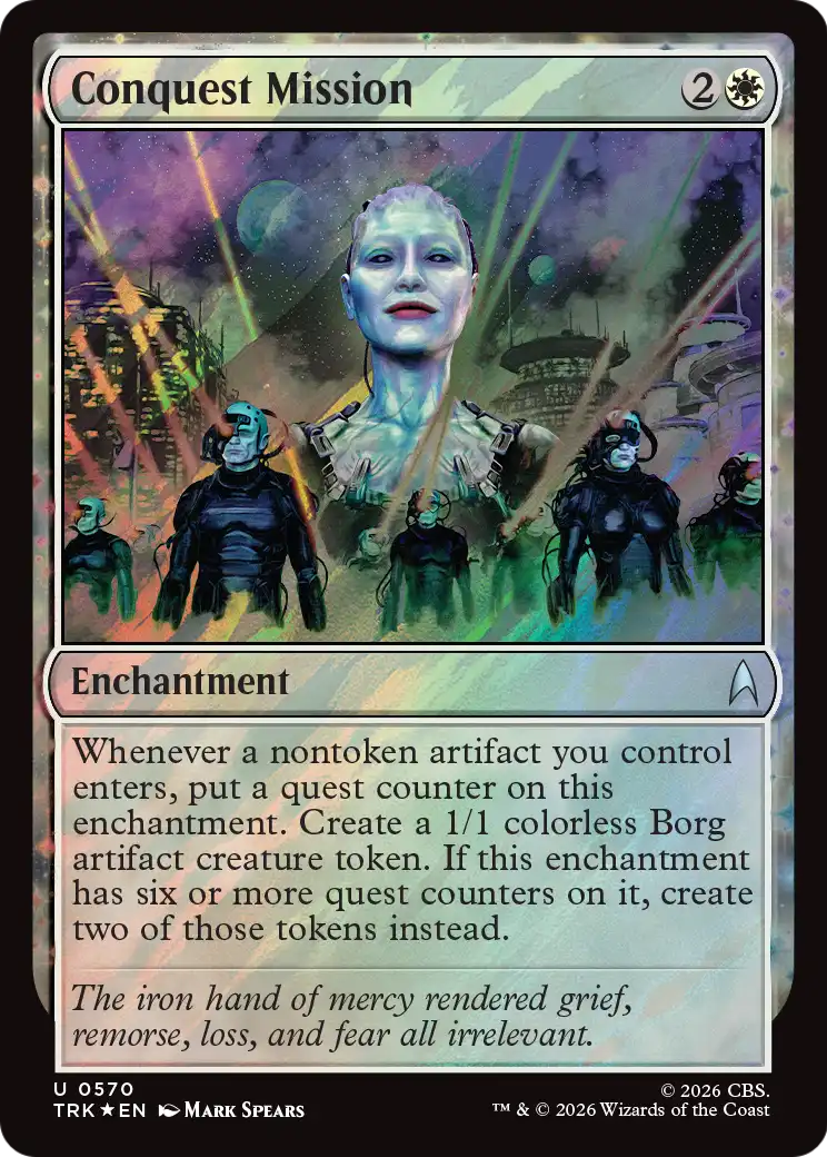 Conquest Mission (Surge Foil) [Star Trek] | Jomio and Rueliete's Cards and Comics