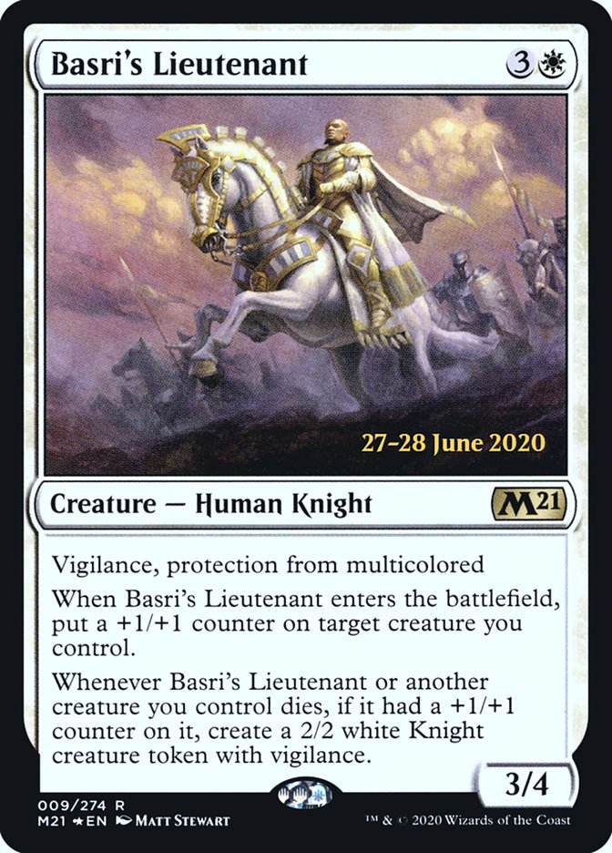Basri's Lieutenant [Core Set 2021 Prerelease Promos] | Jomio and Rueliete's Cards and Comics