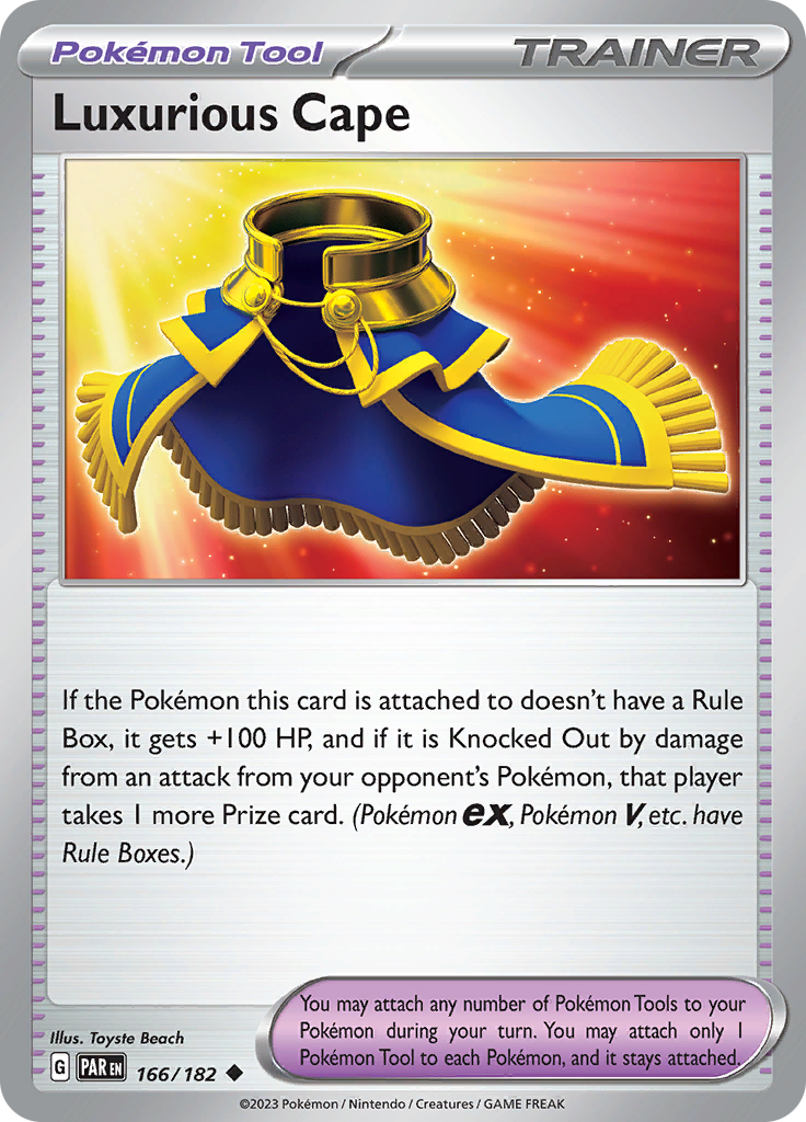 Luxurious Cape (166/182) [Scarlet & Violet: Paradox Rift] | Jomio and Rueliete's Cards and Comics