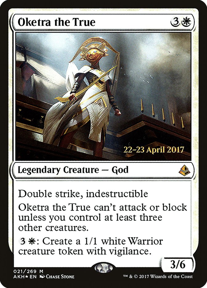 Oketra the True [Amonkhet Prerelease Promos] | Jomio and Rueliete's Cards and Comics