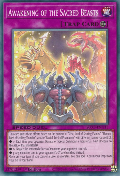 Awakening of the Sacred Beasts [SGX3-ENG15] Common | Jomio and Rueliete's Cards and Comics
