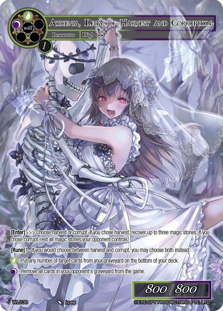 Athenia, Deity of Harvest and Corruption (WL038) [Promo Cards] | Jomio and Rueliete's Cards and Comics