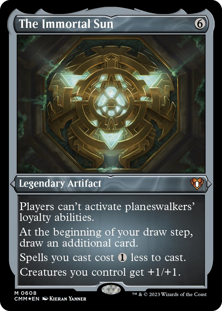 The Immortal Sun (Foil Etched) [Commander Masters] | Jomio and Rueliete's Cards and Comics