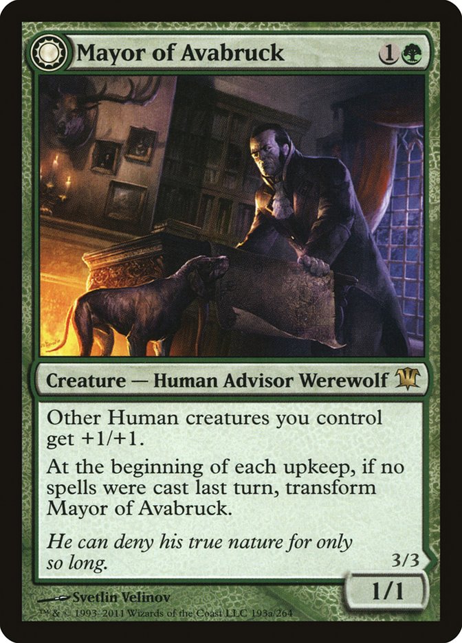 Mayor of Avabruck // Howlpack Alpha [Innistrad] | Jomio and Rueliete's Cards and Comics
