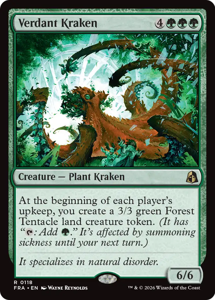 Verdant Kraken [Reality Fracture] | Jomio and Rueliete's Cards and Comics
