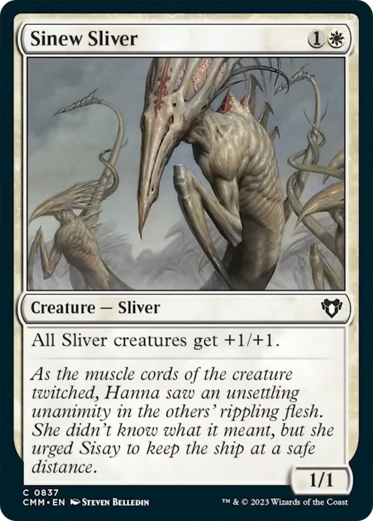 Sinew Sliver [Commander Masters] | Jomio and Rueliete's Cards and Comics