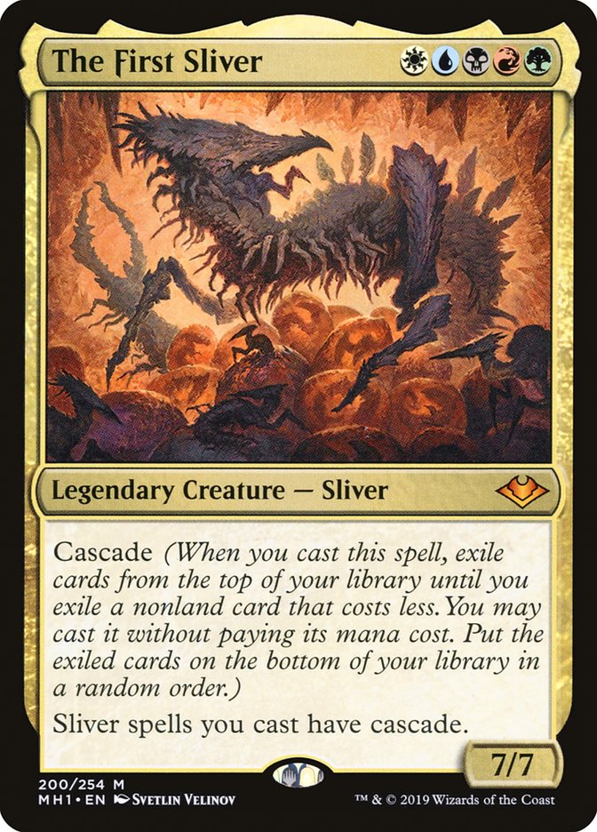 The First Sliver [Modern Horizons] | Jomio and Rueliete's Cards and Comics