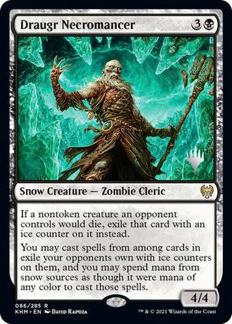 Draugr Necromancer (Promo Pack) [Kaldheim Promos] | Jomio and Rueliete's Cards and Comics