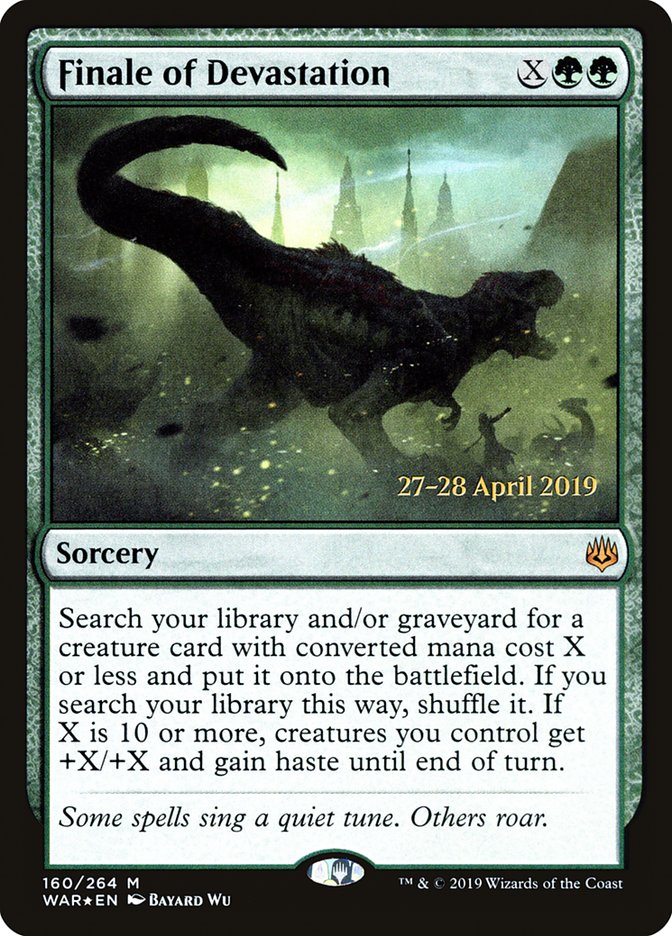 Finale of Devastation [War of the Spark Prerelease Promos] | Jomio and Rueliete's Cards and Comics
