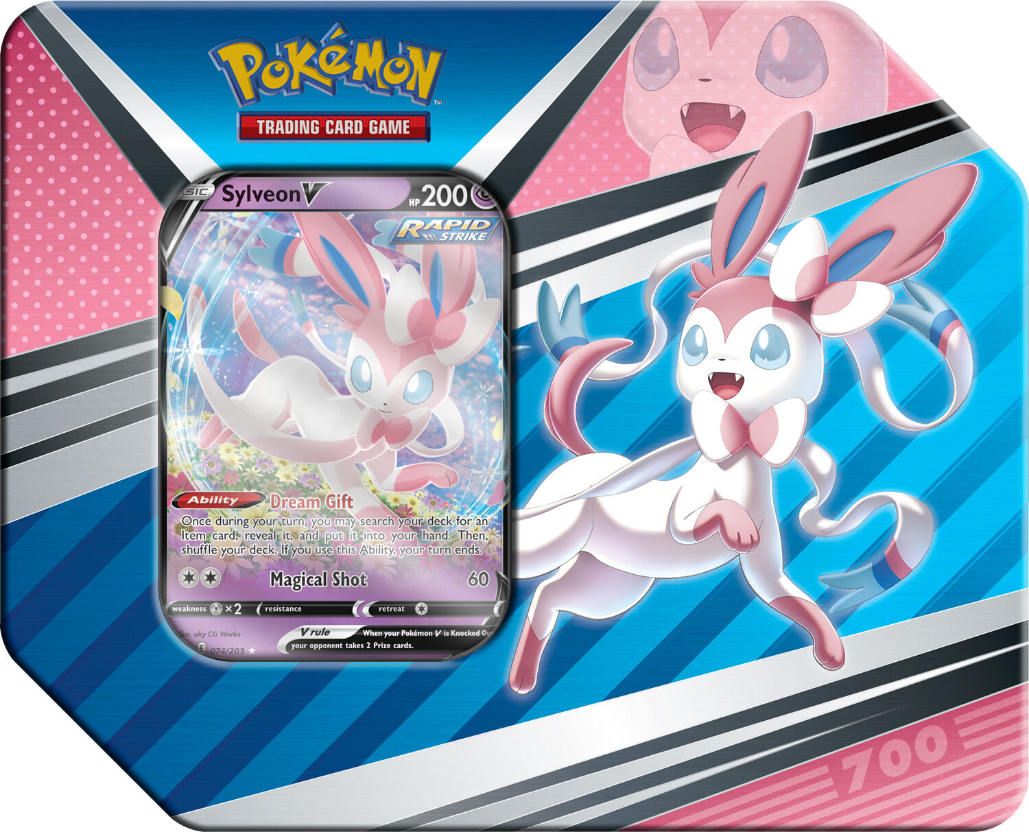 V Heroes Tin (Sylveon V) | Jomio and Rueliete's Cards and Comics