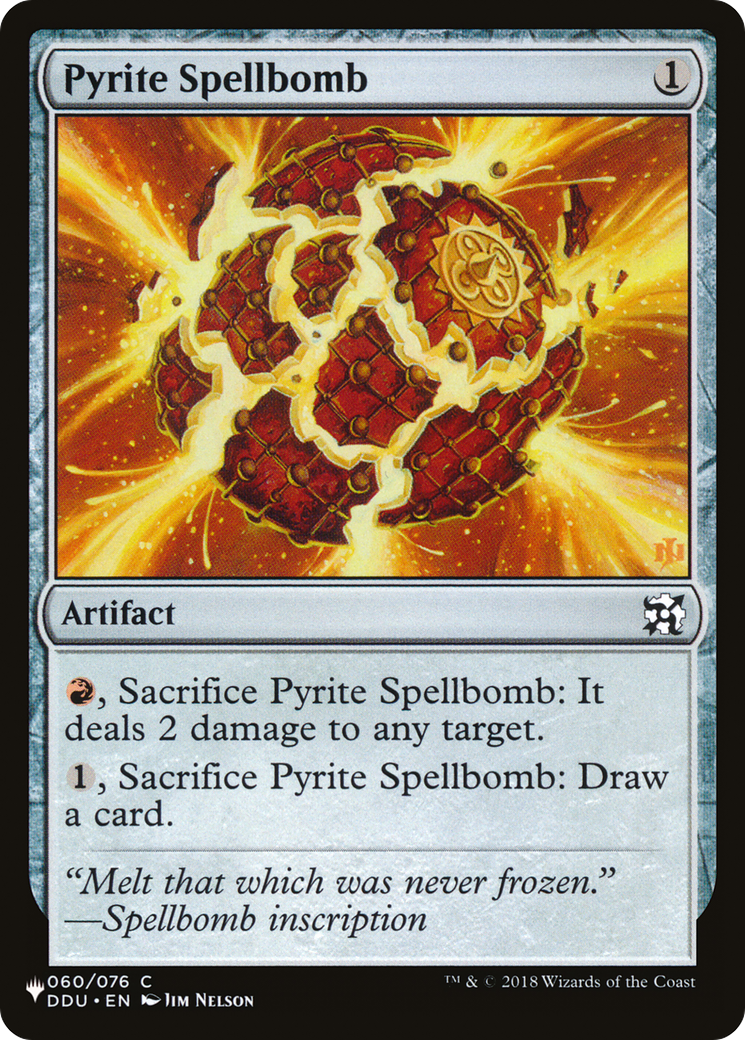 Pyrite Spellbomb [The List] | Jomio and Rueliete's Cards and Comics