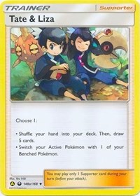 Tate & Liza (148a/168) (Alternate Art Promo) (Battle Arena Deck Exclusive) [Sun & Moon: Celestial Storm] | Jomio and Rueliete's Cards and Comics