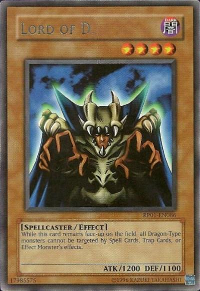 Lord of D. [RP01-EN086] Rare | Jomio and Rueliete's Cards and Comics
