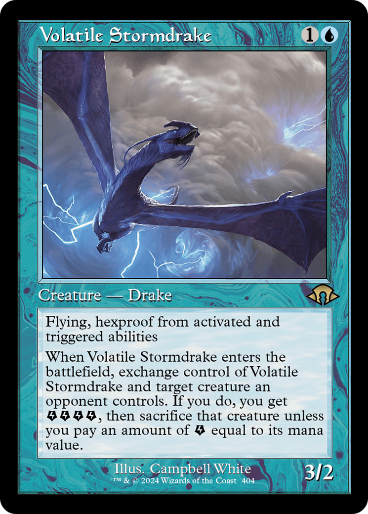 Volatile Stormdrake (Retro) [Modern Horizons 3] | Jomio and Rueliete's Cards and Comics