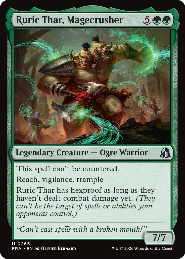 Ruric Thar, Magecrusher [Reality Fracture] | Jomio and Rueliete's Cards and Comics