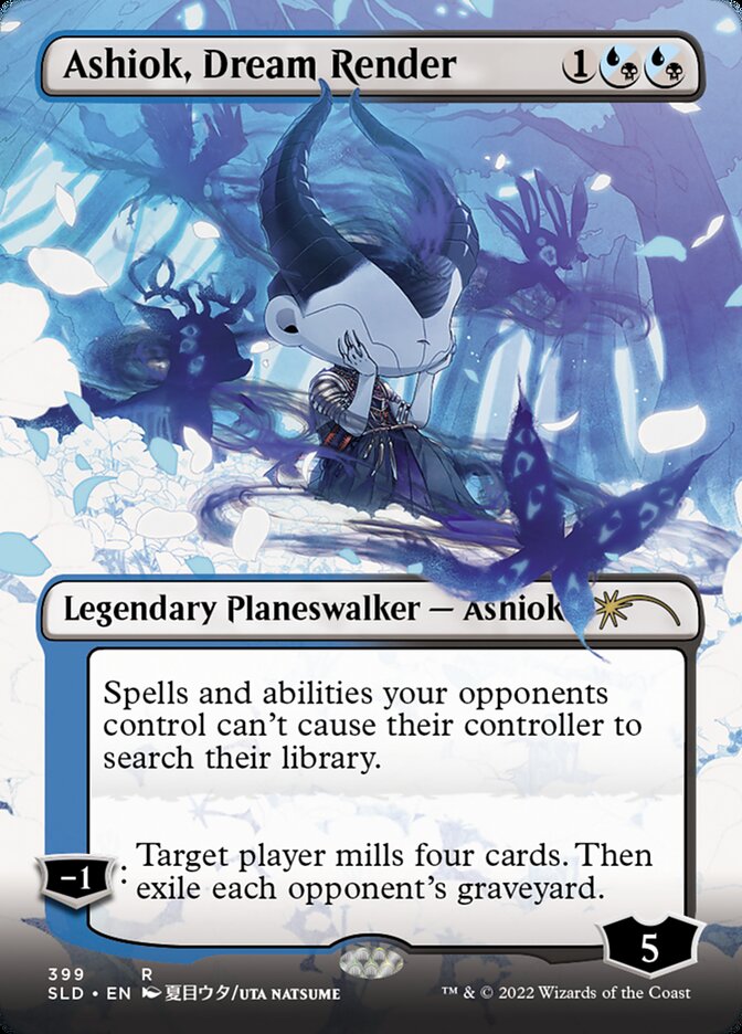 Ashiok, Dream Render (Borderless) [Secret Lair Drop Series] | Jomio and Rueliete's Cards and Comics