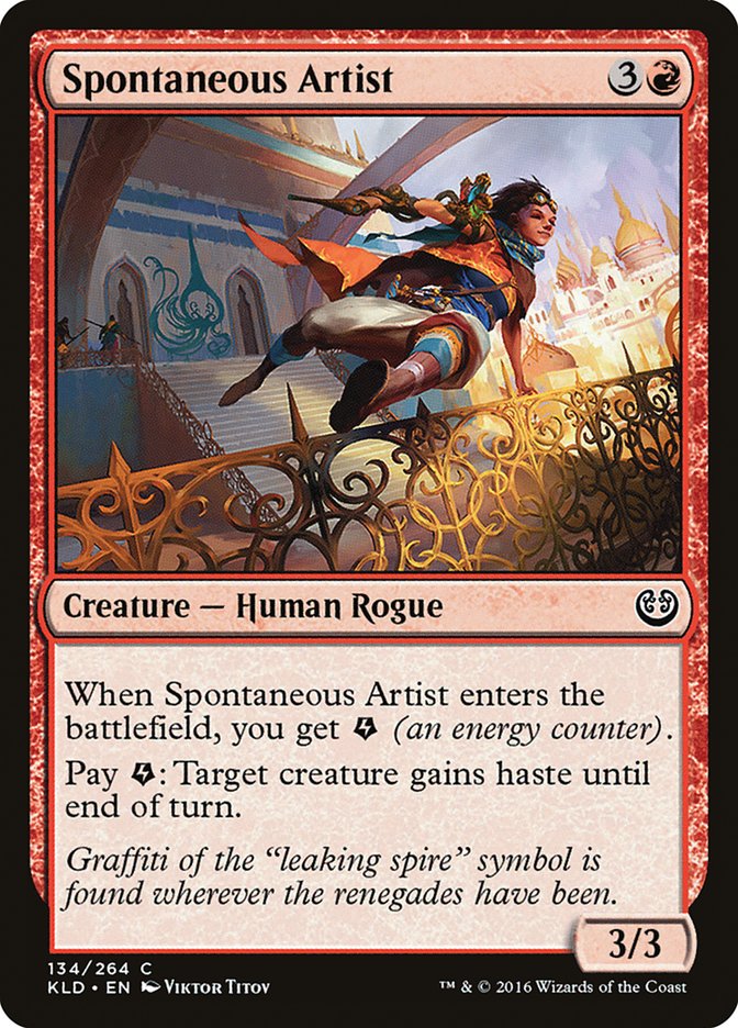 Spontaneous Artist [Kaladesh] | Jomio and Rueliete's Cards and Comics