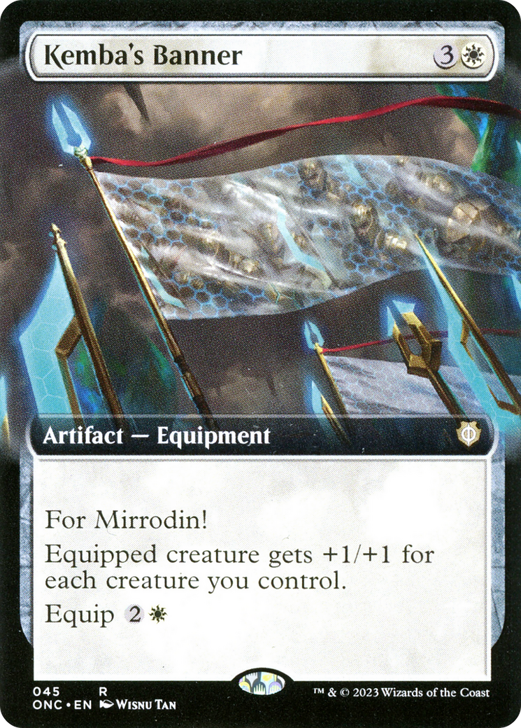 Kemba's Banner (Extended Art) [Phyrexia: All Will Be One Commander] | Jomio and Rueliete's Cards and Comics