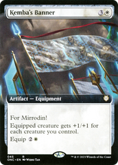 Kemba's Banner (Extended Art) [Phyrexia: All Will Be One Commander] | Jomio and Rueliete's Cards and Comics